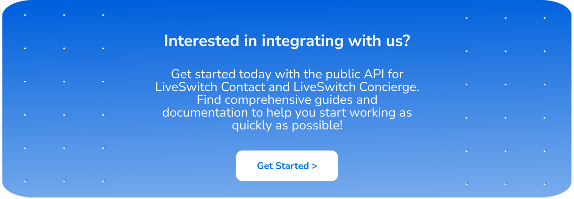 Interested in integrating with us?